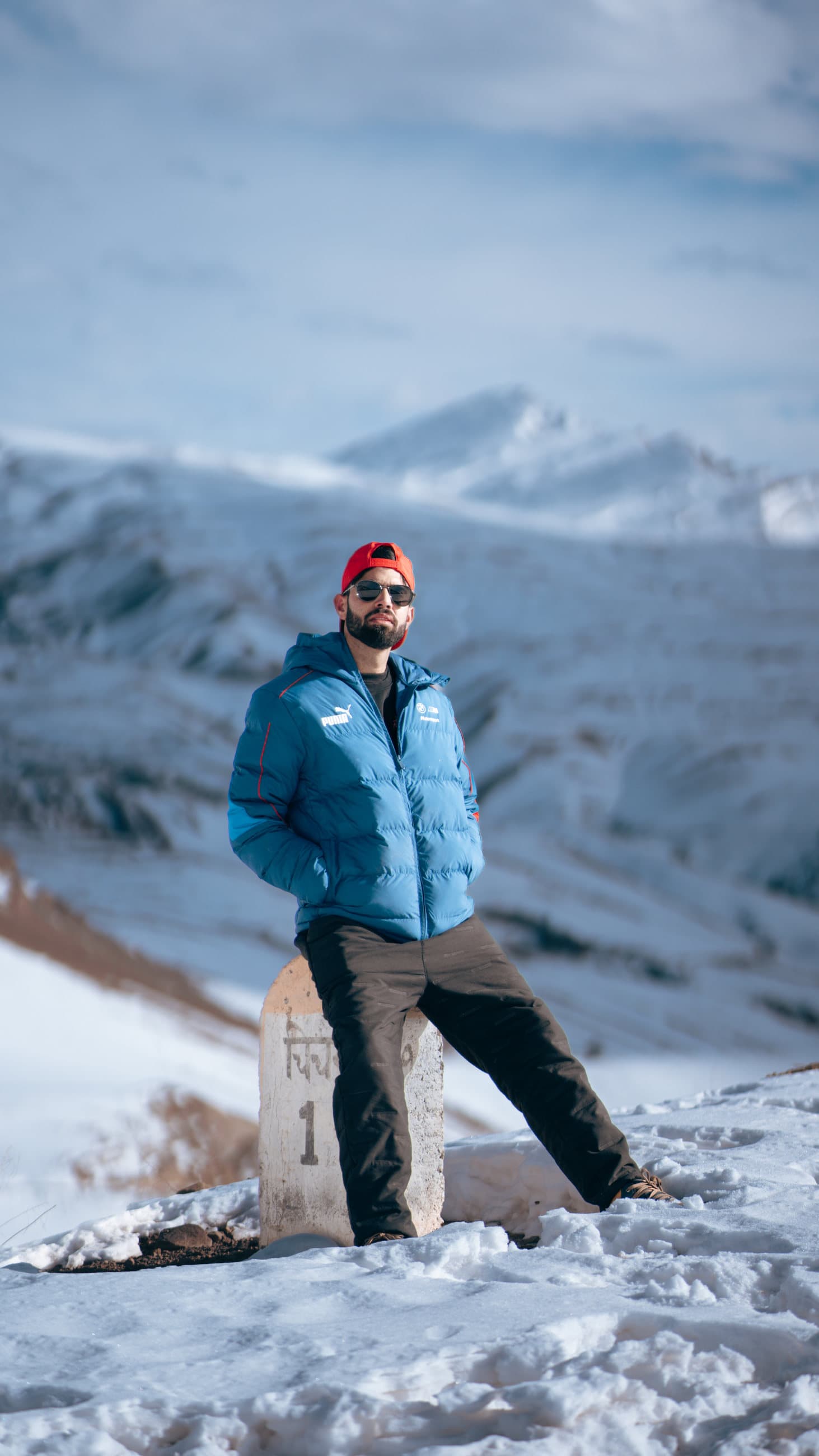 Yogi above the snowline